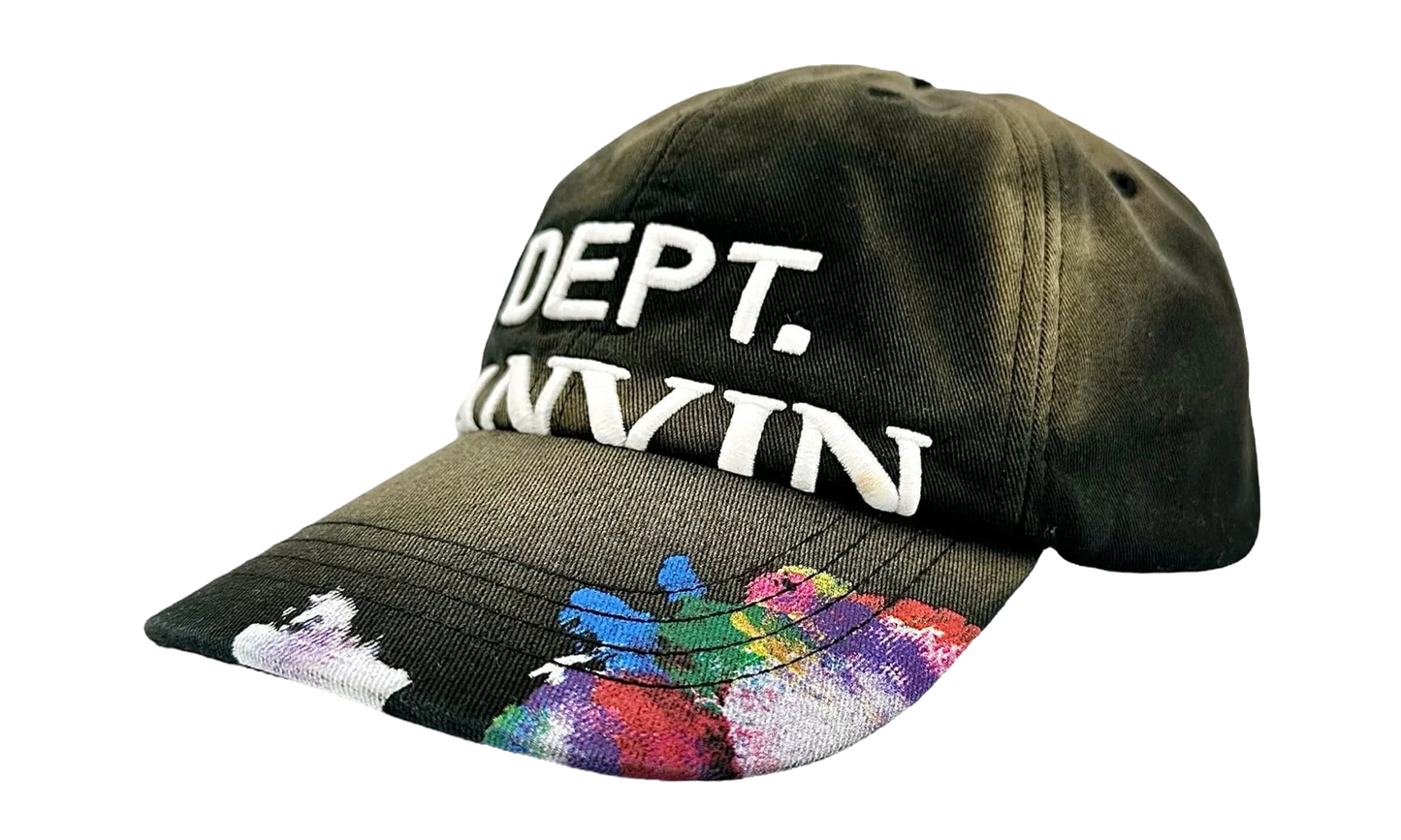 Paint Splatter Strapback Hat "Lanvin - Black" GDXLPSSHB