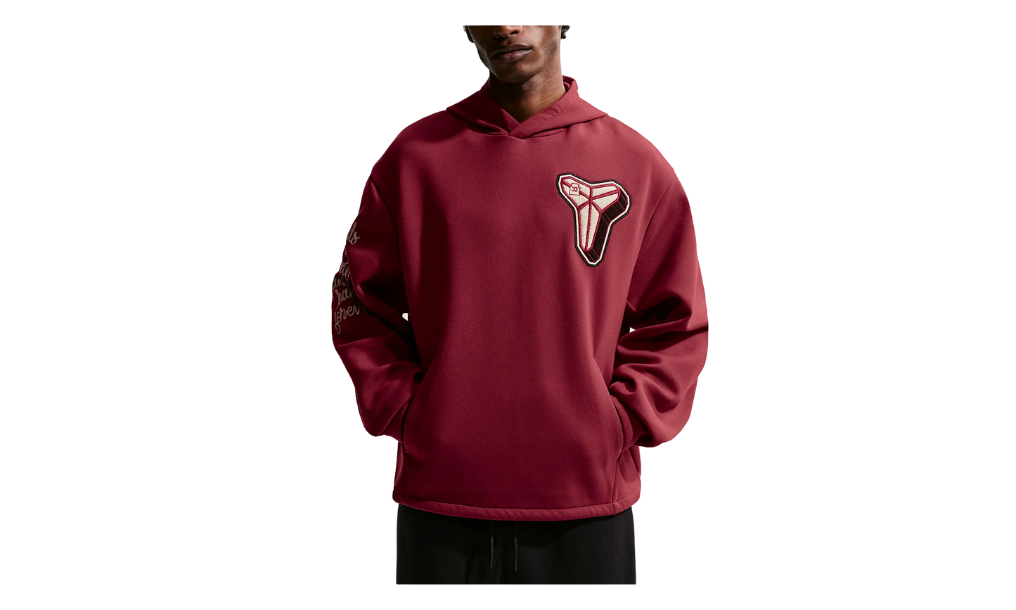 Kobe Dri-FIT Fleece Pullover Basketball Hoodie "Recycled Materials - Team Red / Coconut Milk" IO9563 677