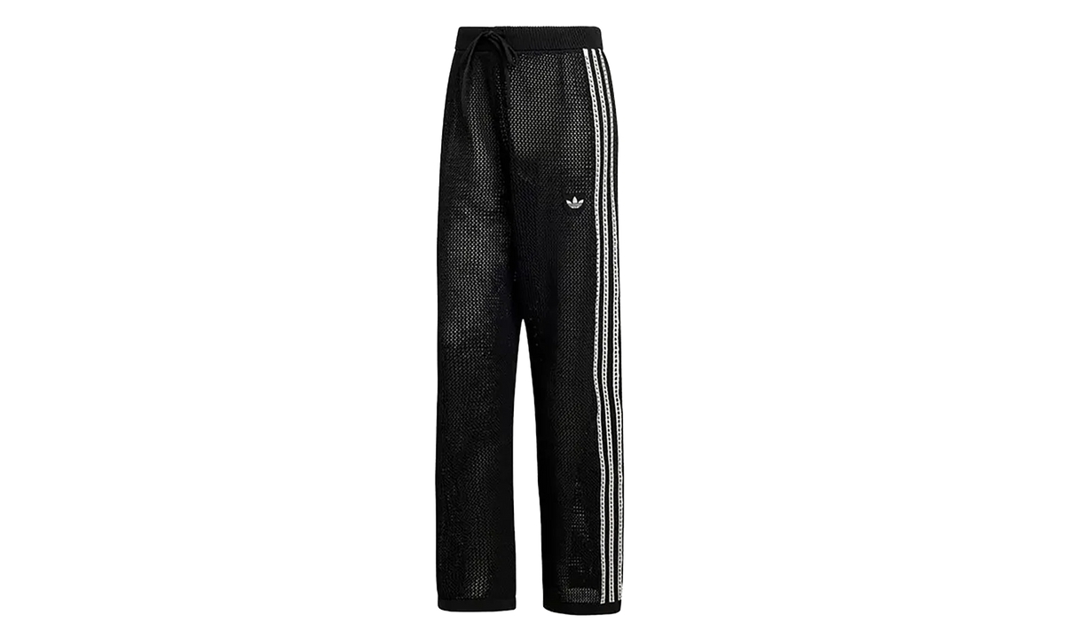 Knitted Crochet Firebird Track Pants WMNS "Black" KC6494