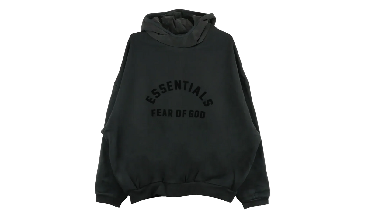 Nylon Fleece Hoodie "Jet Black" 202SP244314F