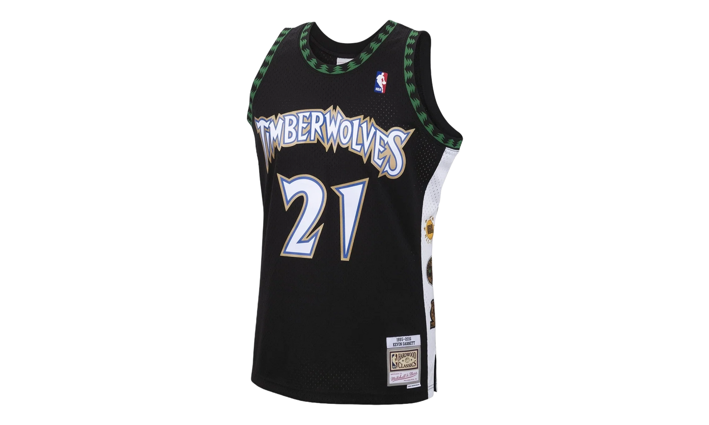 NBA Kevin Garnett Swingman Jersey "1995 Minnesota Timberwolves - Black" SMJYCP20029 MTIBLCK95KGA