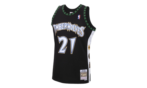 NBA Kevin Garnett Swingman Jersey "1995 Minnesota Timberwolves - Black" SMJYCP20029 MTIBLCK95KGA