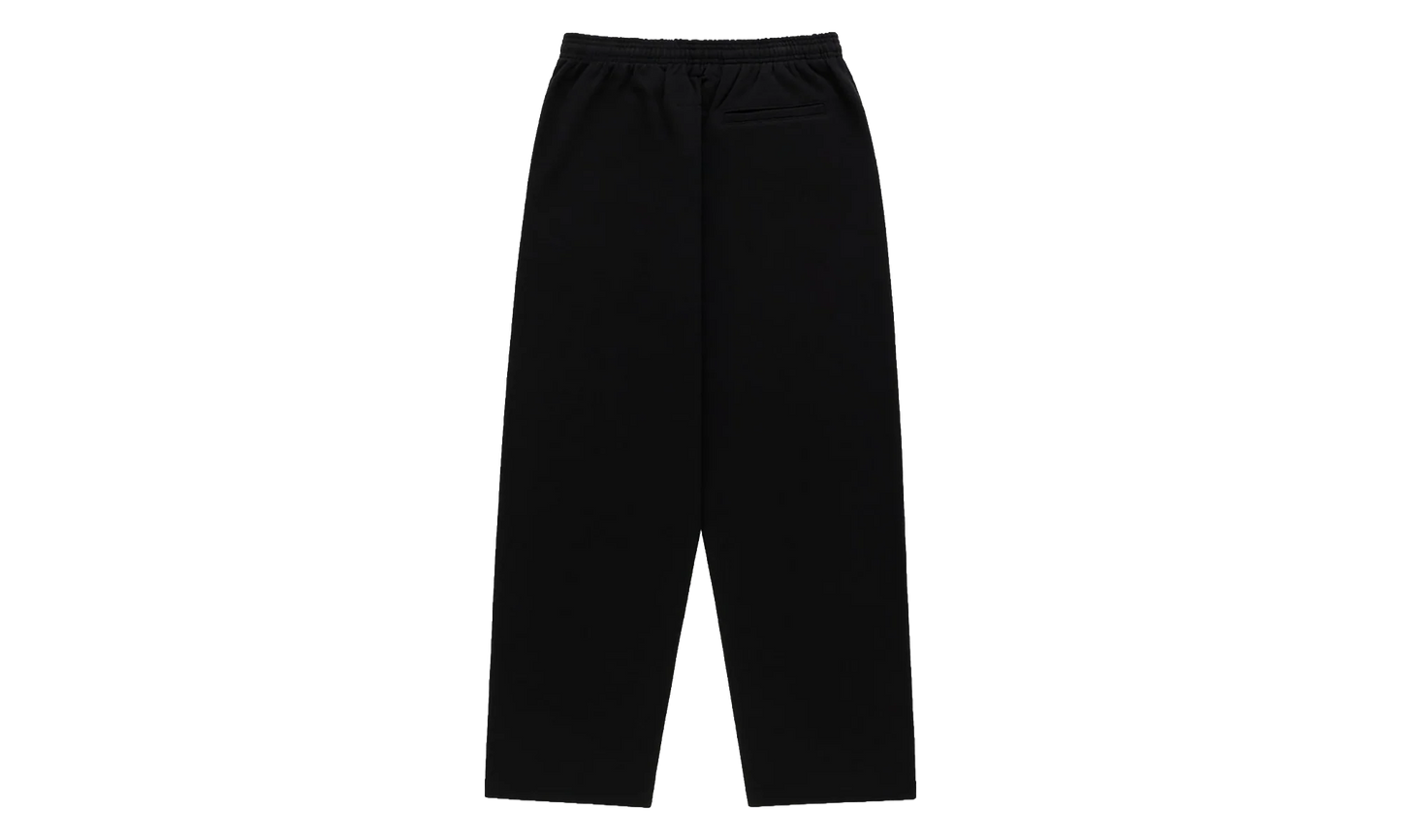 Rhinestone Script Wide Leg Sweatpants "Black" SP5der352