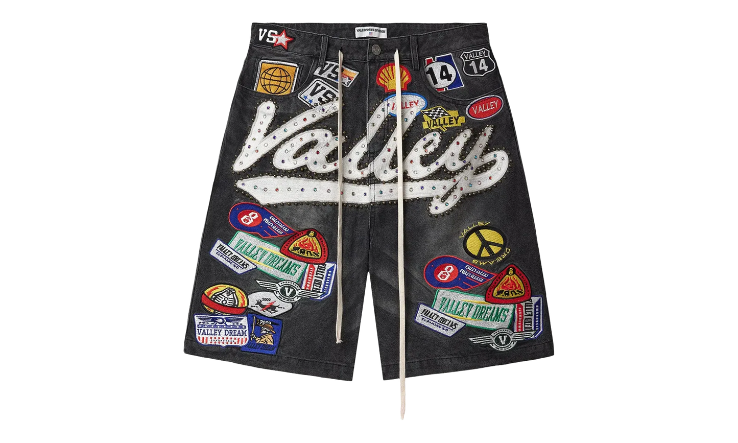 1980s Jorts "Black Wash" VALE 07 012 BSJ BK