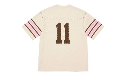 Studded S/S Football Top "SS26 - Cream" SU27034