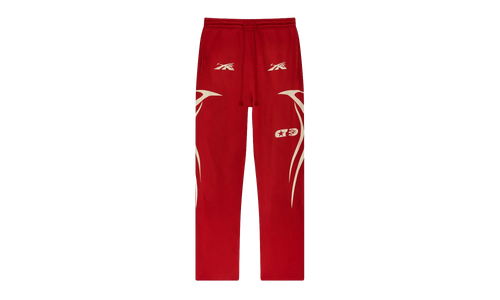 Sports Double Hit Logo Sweatpants "Red" HSR139