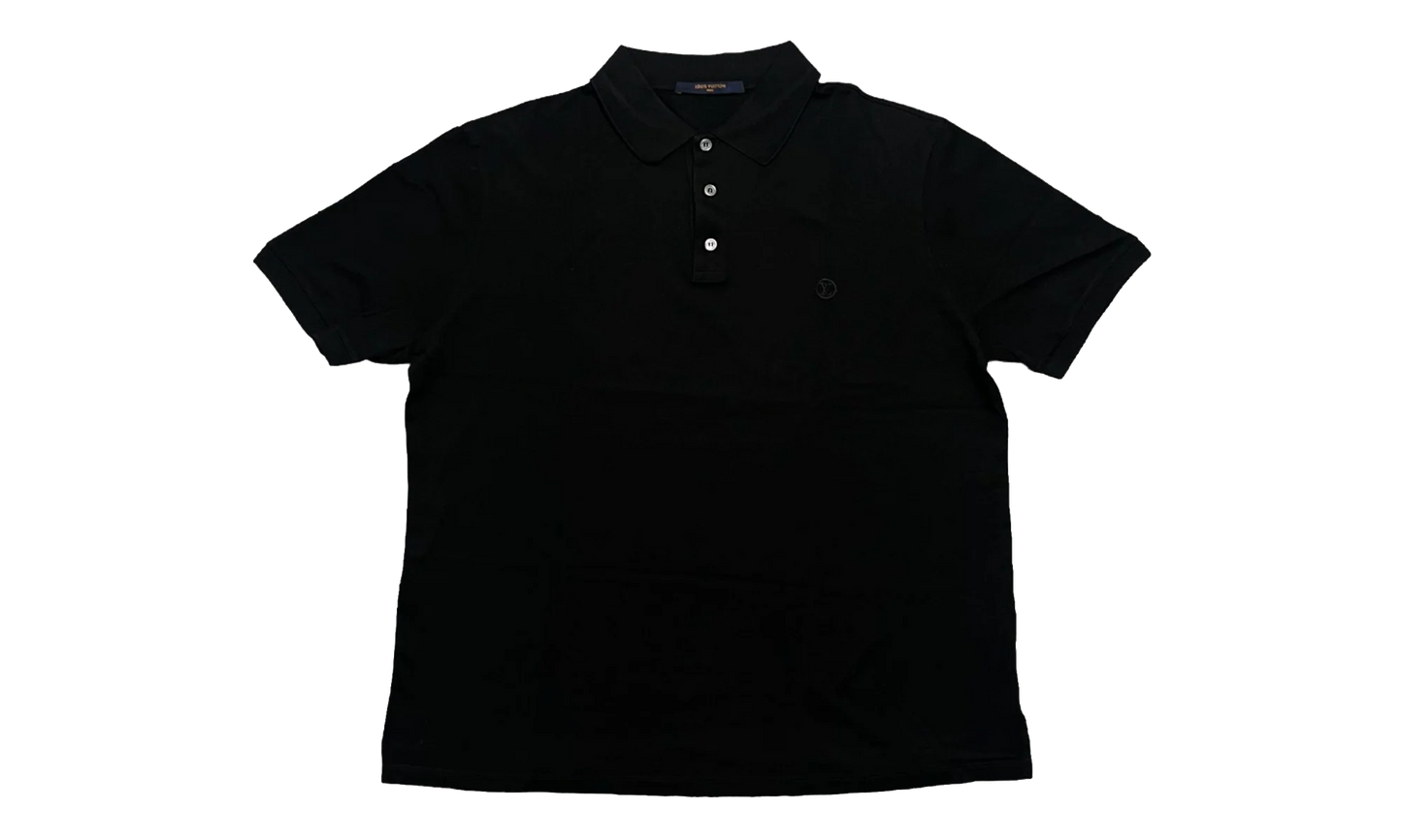 Classic Pique Short Sleeve Polo Tee "Black" 1A04YR