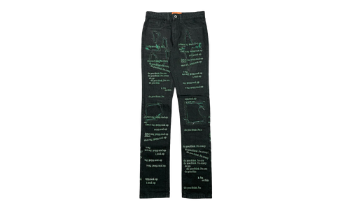Scripture Jeans "Black/Green" WDWBMBSJBG