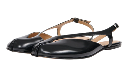 Tabi Flat Slingback Sandal "Black" S58WP0295P8193T8013