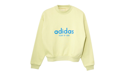 Logo Crewneck Sweatshirt "Fear Of God -Autumn Green Light Blue" HM8110