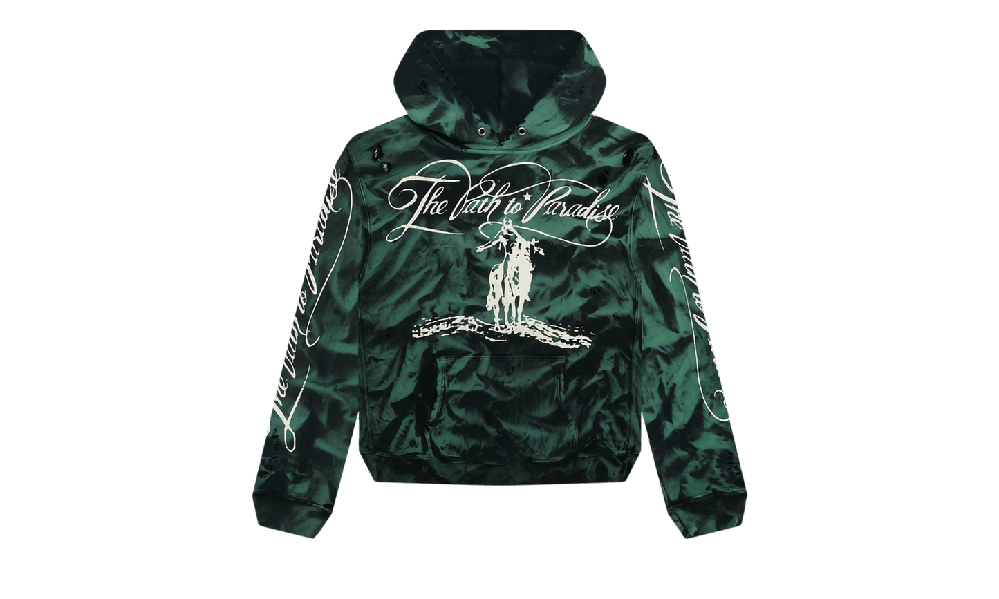 Marble Paradise Hoodie "Green" HS01HOO001 GREE