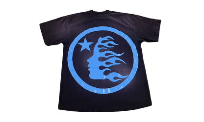Classic Gel Print T-Shirt "Black / Blue" HSR149