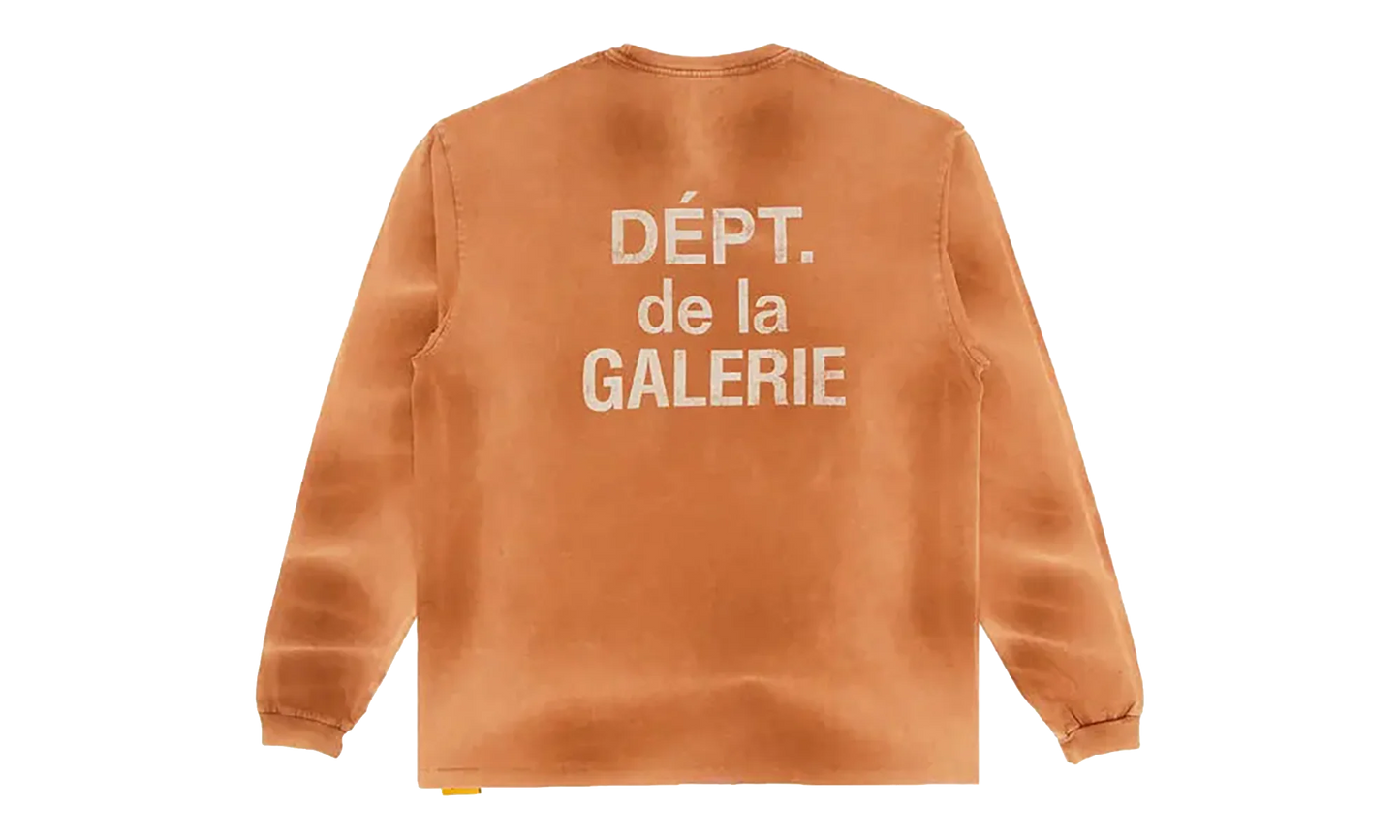 French Long Sleeve Tee "Cocoa" GD052