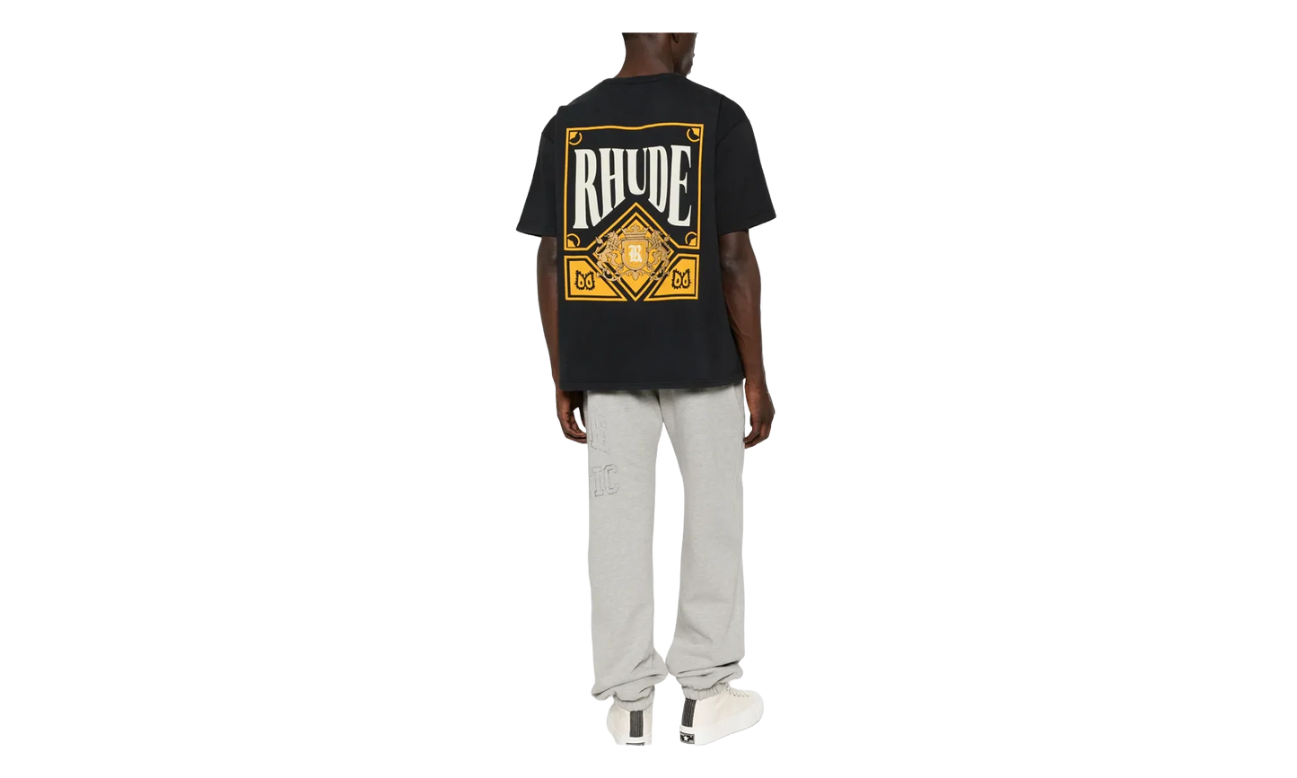 Playing Card T-Shirt "Vintage Black / Yellow" RHSS26TT02012 BLK