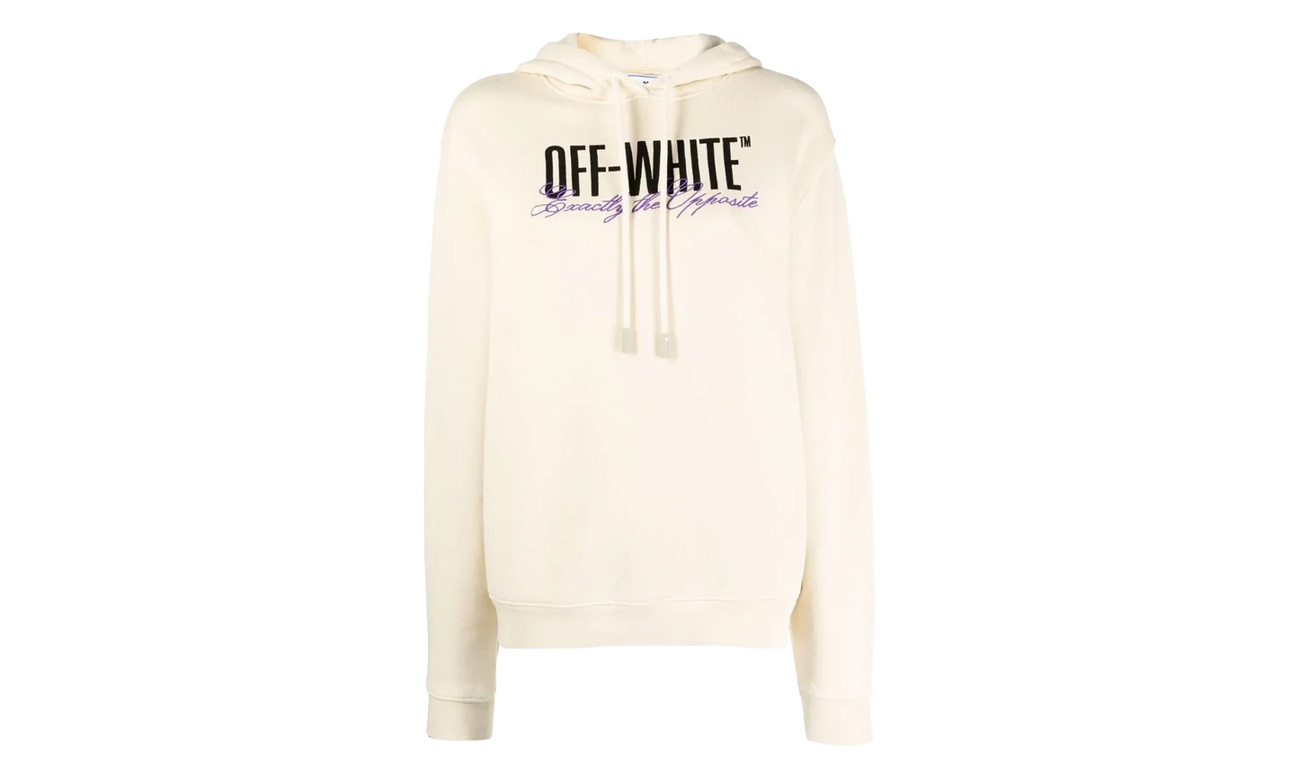 Big Logo Opposite Print Hoodie WMNS "Beige" OWBB035S23JER0066110