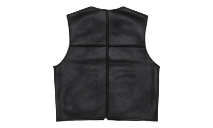 Reversible Faux Shearling Work Vest "FW24 - Black" SU27215
