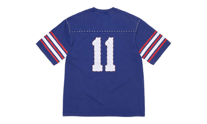 Studded S/S Football Top "SS26 - blue" SU27033