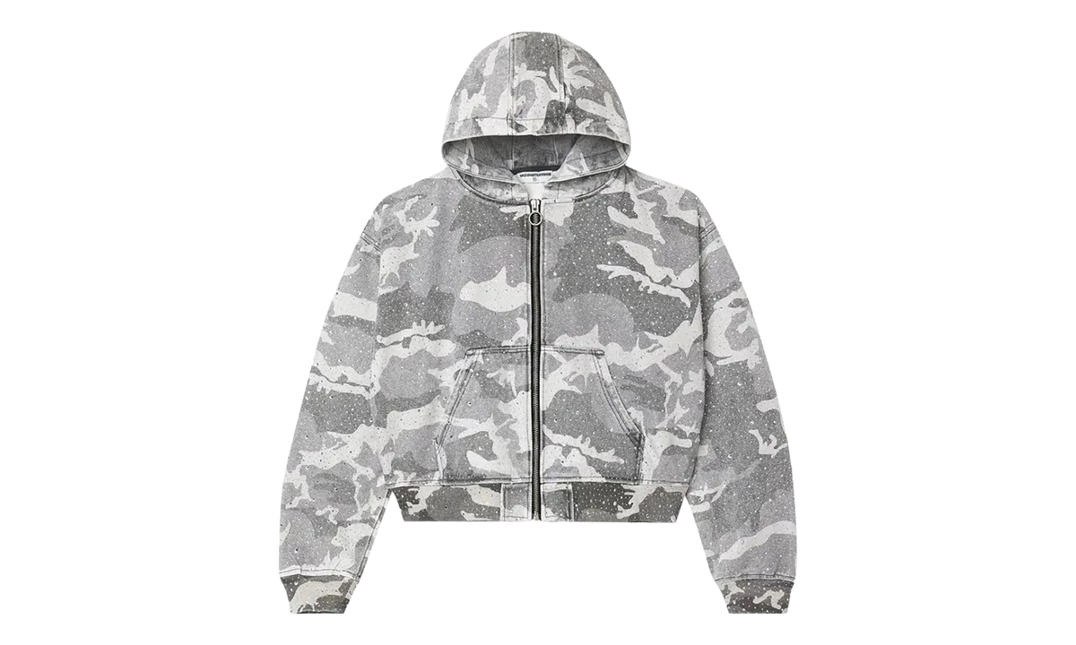 Winter Crystal Camo Work Jacket "Washed White Camo" VAL166