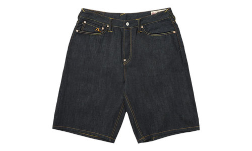 Evisu Long Denim Short "Raw" p0109
