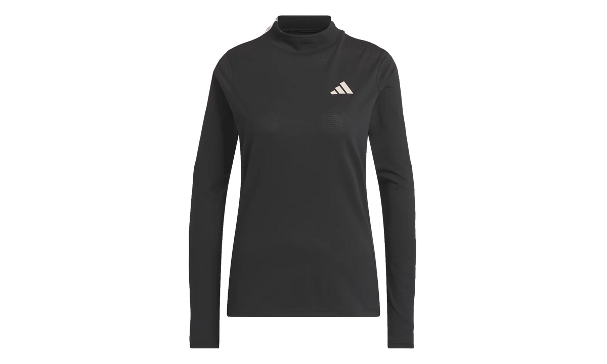 Made With Nature Mock Neck Tee WMNS "Black" IK4384