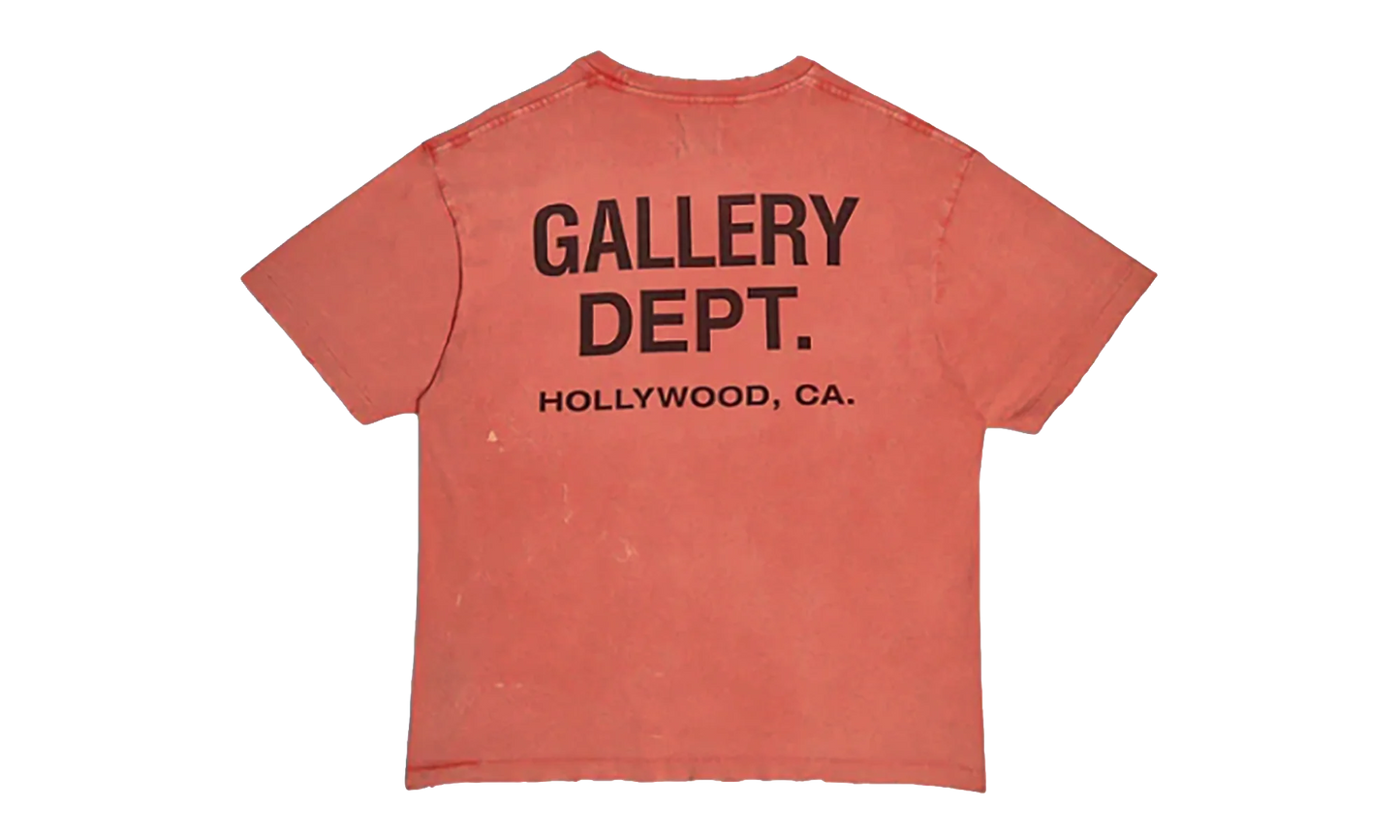 Vintage Pocket Tee "Sun Wash Red" GD021