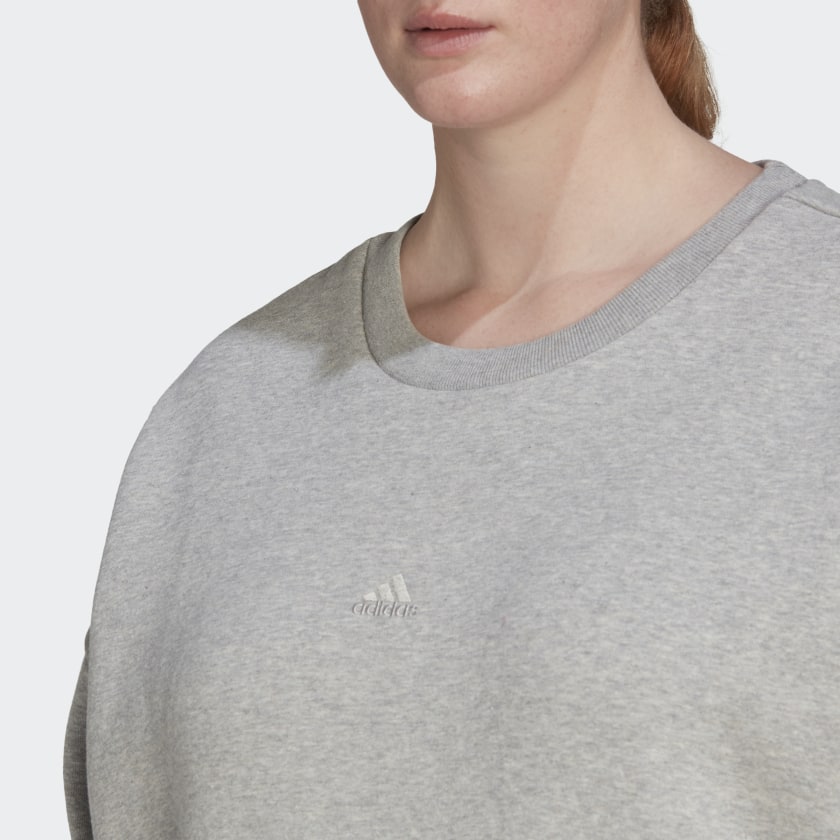 Women's adidas ALL SZN Fleece Sweatshirt (Plus Size)