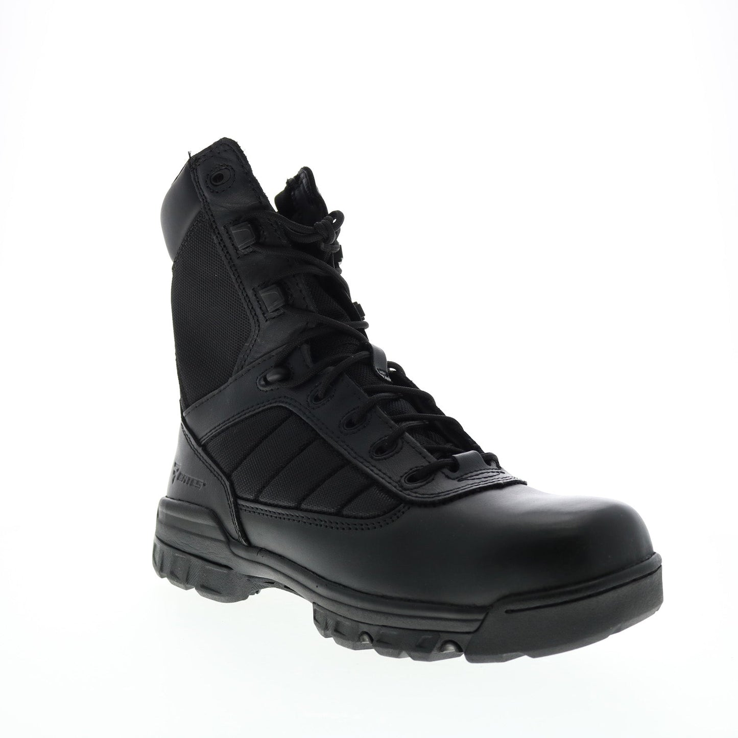 Bates Tactical Sport 8" Side Zip E02261 Mens Black Leather Tactical Boots