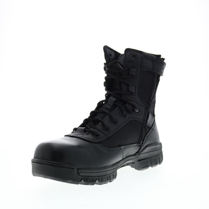 Bates Tactical Sport 8" Side Zip E02261 Mens Black Leather Tactical Boots