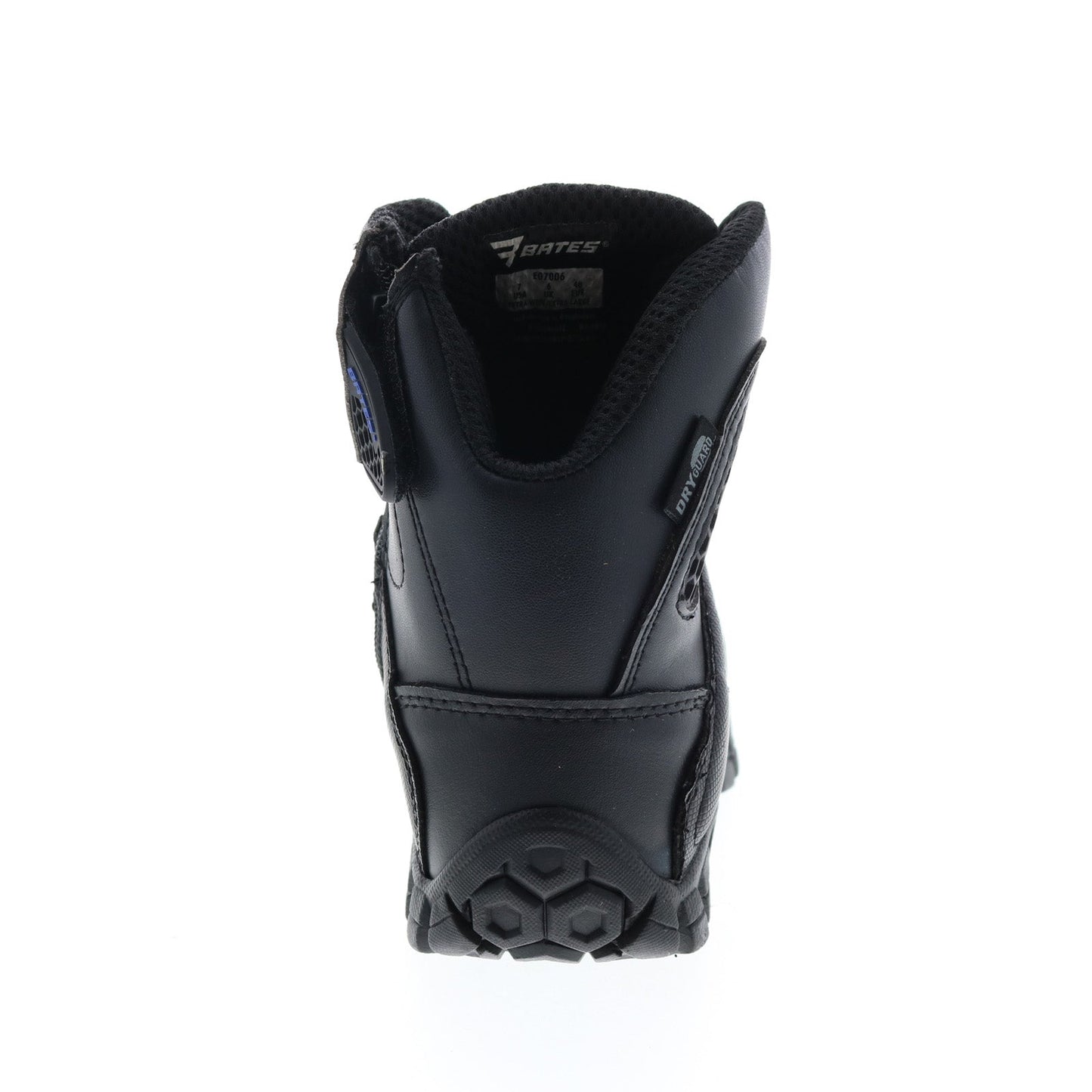 Bates Shock 6" Side Zip E07006 Mens Black Wide Leather Tactical Boots