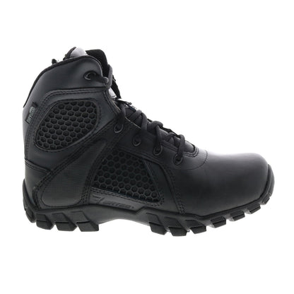 Bates Shock 6" Side Zip E07006 Mens Black Leather Lace Up Tactical Boots