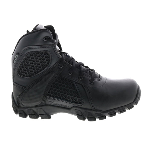 Bates Shock 6" Side Zip E07006 Mens Black Wide Leather Tactical Boots