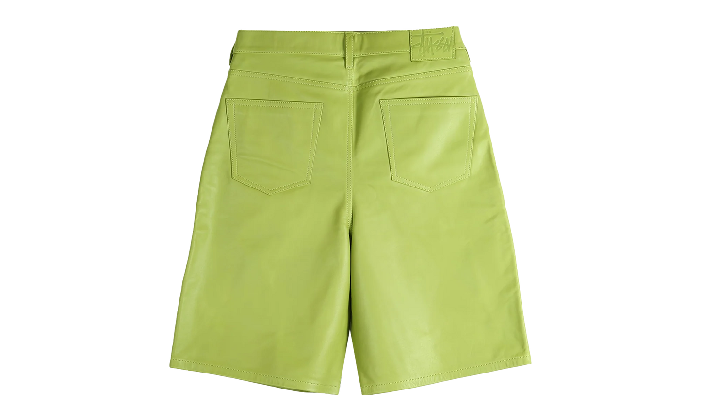 Big Ol Leather Shorts "LIME" 112315 LIME