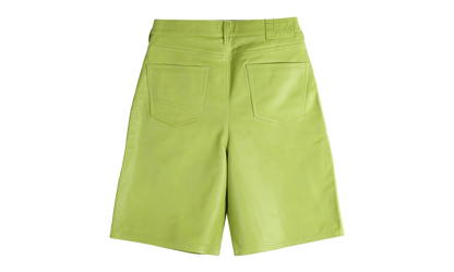 Big Ol Leather Shorts "LIME" 112315 LIME