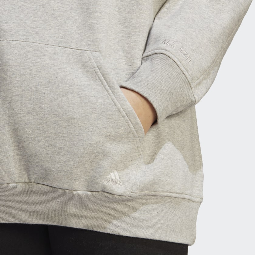 Women's adidas ALL SZN Fleece Boyfriend Hoodie (Plus Size)