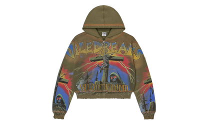 Damned Big Zip Up Hoodie "Green" VALE 11 007 VFDBZUOG GN
