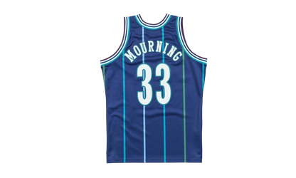 NBA Alonzo Mourning Authentic Jersey "1994 Charlotte Hornets - Dark Purple" AJY4LG19020 CHODKPR94AMO