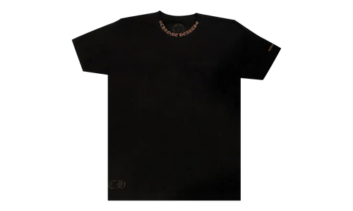Script Collar Logo Short Sleeve "Black/Brown" CHRM0854