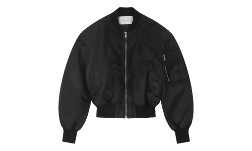 CROPPED BROAD BOMBER "Oil" ESSS26JA01005 6398