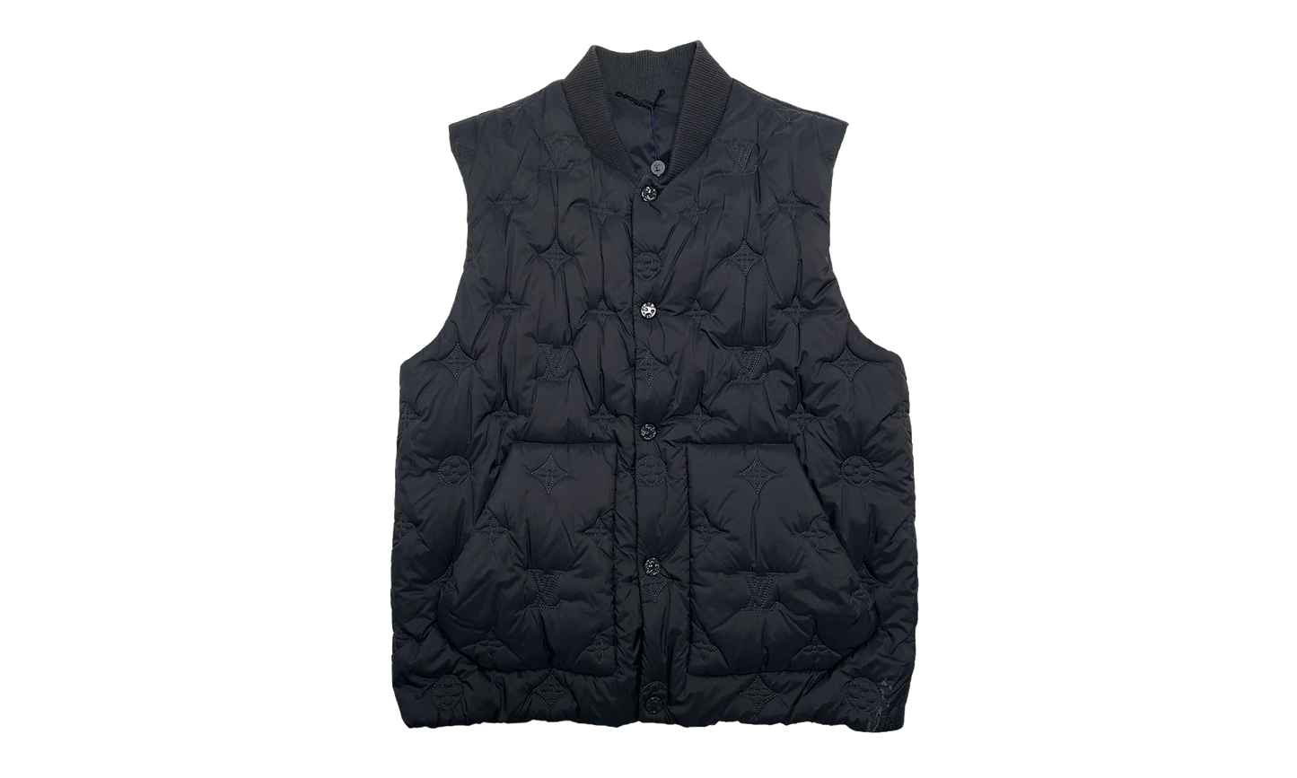 Monogram Quilted Vest "Grey" 1AB5FY