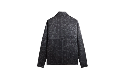 Panelled Bandana Long Sleeve Coaches Jacket "Black" khm033607 001