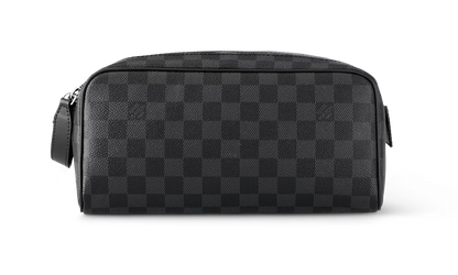 Dopp Kit Toilet Pouch "Damier Graphite Canvas" N40127