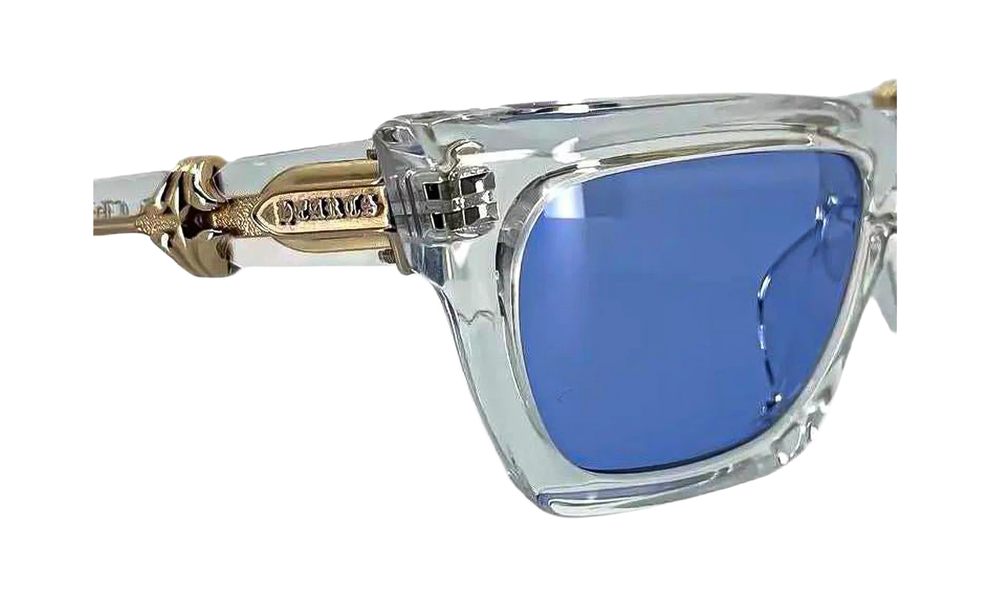 Clitterally Sunglasses "Transparent Gold" CHRM0984