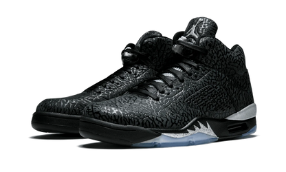 Air Jordan 5 Retro 3Lab5 "Black Silver" 599581 003