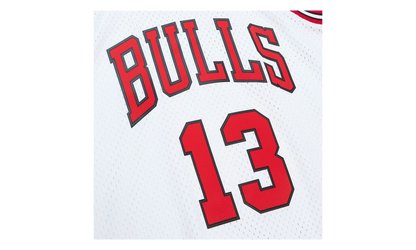 NBA Luc Longley Jersey "1997 Chicago Bulls - White" SMJY6370 CBU97LLOWHIT