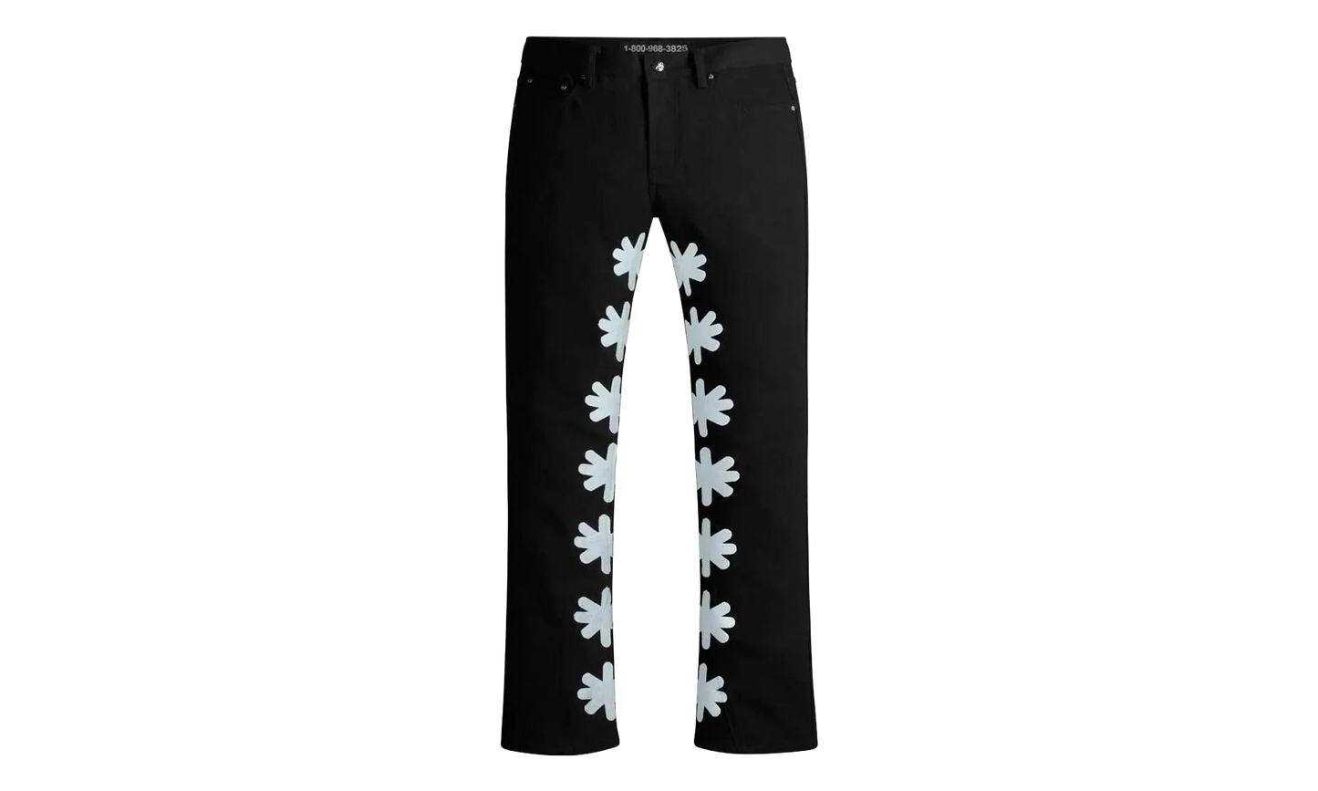 Drkshdws Leather Pants "Black / Frost" 10078424