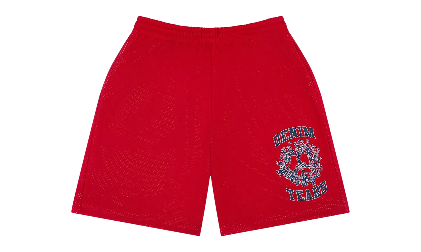 Denim University Mesh Shorts "Red" DT346