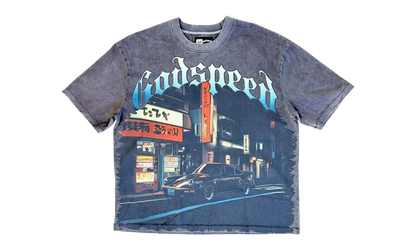 Pit Stop Tokyo T-Shirt "Grey Wash" 10055866