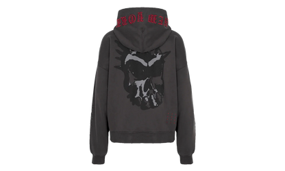 Ksubi Graff Ekcess Zip Thru Hoodie "Faded Black" MPS26FL005