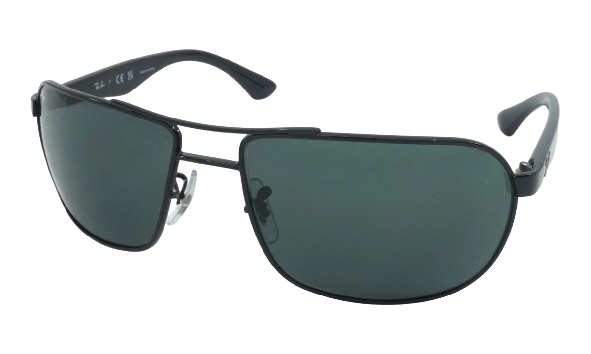 Rectangle Sunglasses "Black" RB3492-002-62