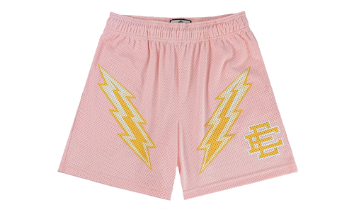 EE BASIC SHORT "SS24 - Bolt Rose Quartz/Yellow Bolt" EE688